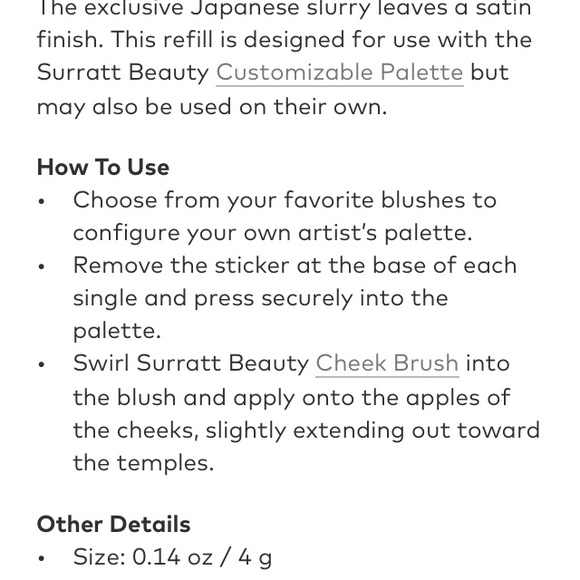 Surratt Artistique Blush Angelique BNIB Full Sz - Picture 11 of 13